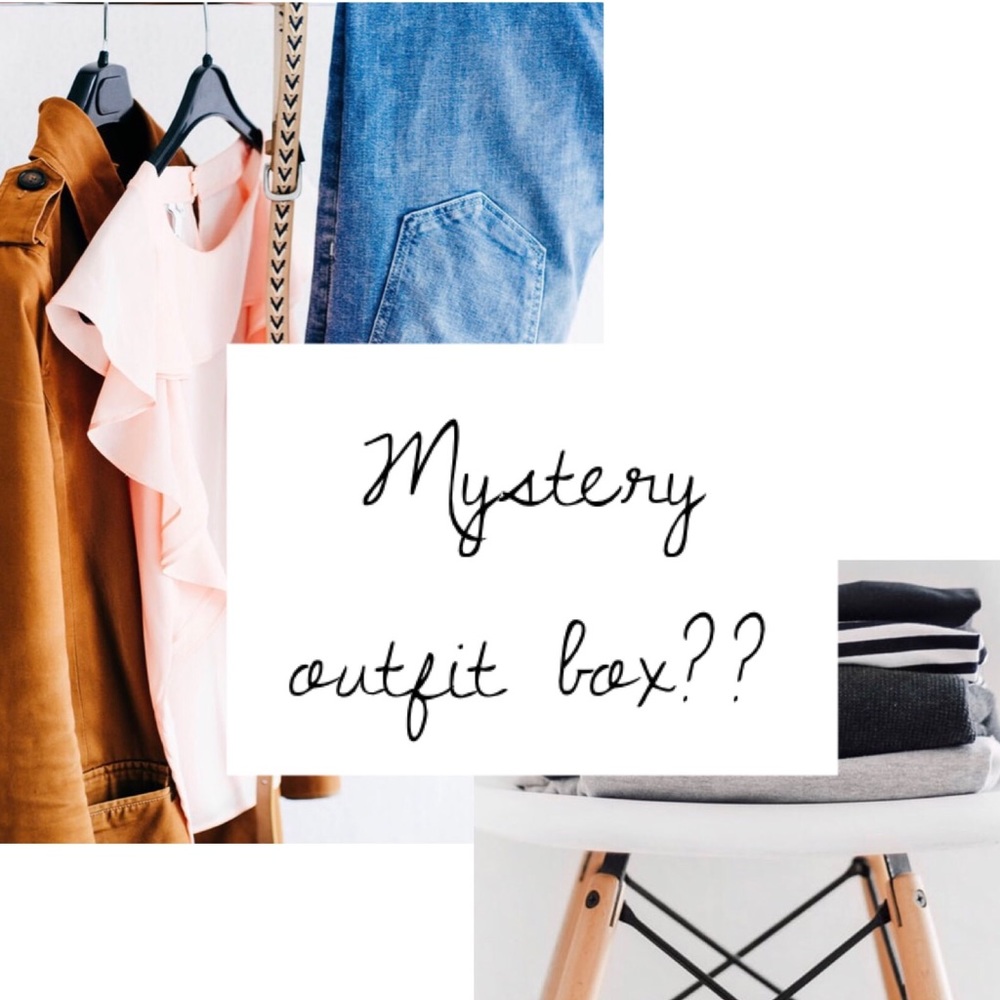 Mystery outfit box 3-4 pieces fun fashion outfit for great deal